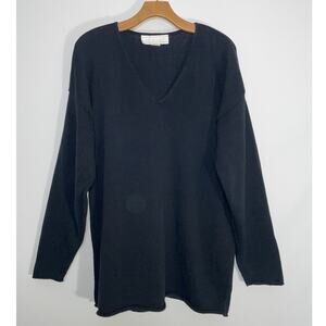 Chaval Classics 100% v-Neck Cotton Sweater‎ - Size M/L - Made in USA